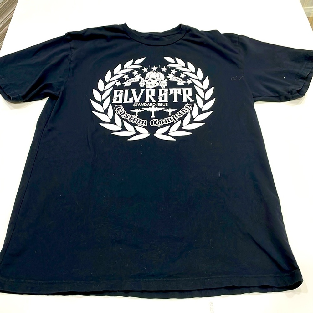 Silverstar casting Company men’s T-shirt, black large